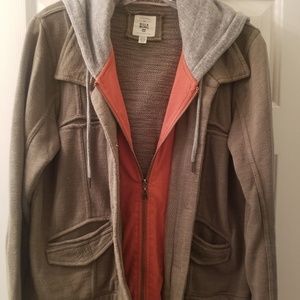 Billabong zip up hooded jacket